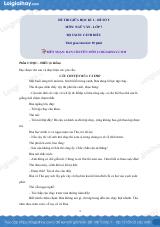 Đề thi giữa kì 1 Văn 7 Cánh diều - Đề số 5